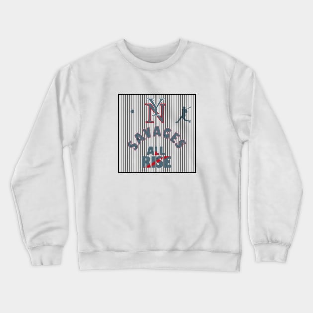 New York Baseball design Crewneck Sweatshirt by Proway Design